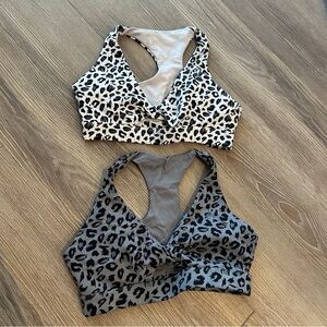 Ryderwear Leopard Print Sports Bras bundle